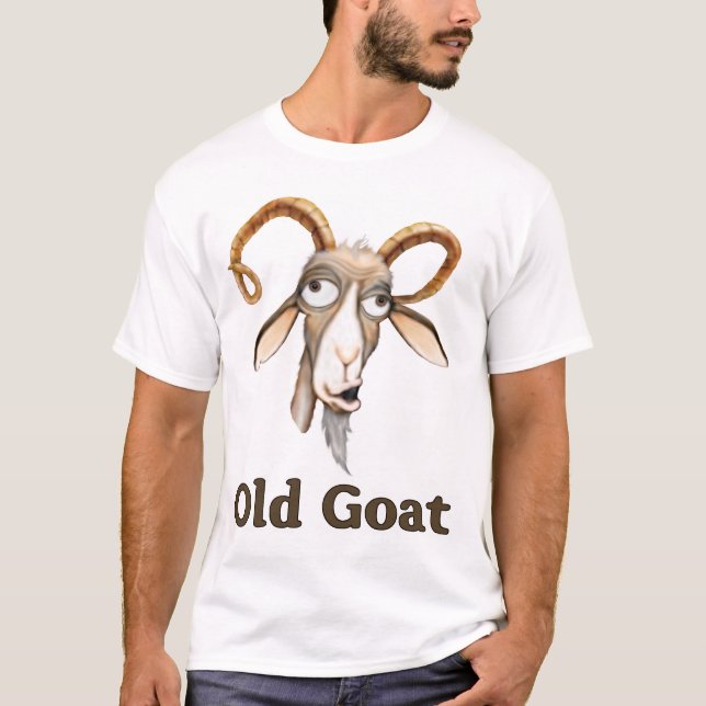 Funny Gold Goat Tröja (Framsida)