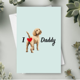 Funny Golden Doodle från Pet Hund Butt Fars dag Tack Kort