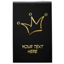 Funny Golden Krona - lyxroyal 1 Kalender