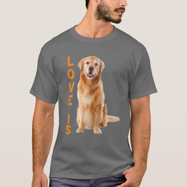 Funny Golden Retriever Women Manar Kids White Lab  T Shirt (Framsida)