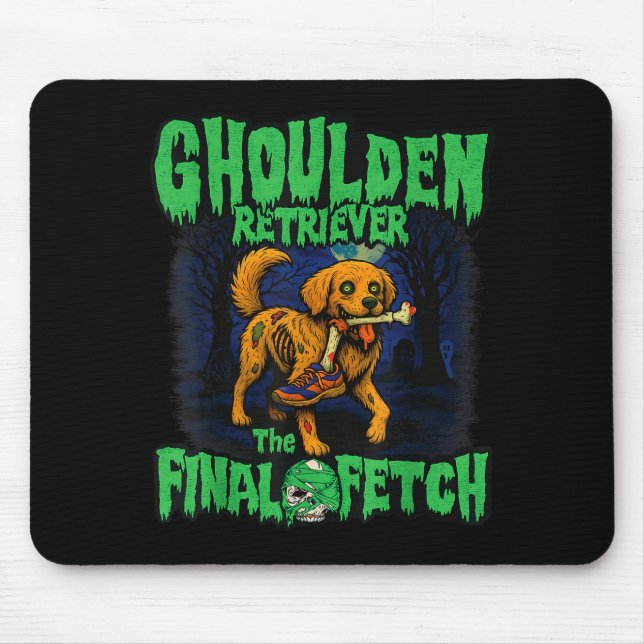 Funny Golden Retriever Zombie Halloween, Soky Ghou Musmatta (Framsidan)