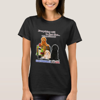 Funny Goldendoodle-Hund Underbar valfri Hund T Shirt
