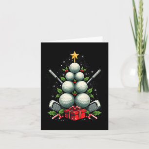 Funny Golf Boll Julgran Santa Hat Julafton Tee Kort