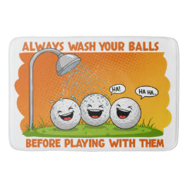 Funny Golf Bollar Bathroom Badrumsmatta