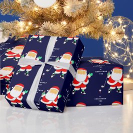 Funny Golf Christmas Presentpapper