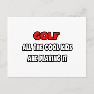 Funny Golf Coach Shirts and Gifts Vykort