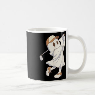 Funny Golf Costume Halloween Ghost Spelning Graphi Kaffemugg