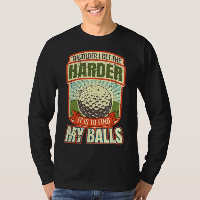 Funny Golf För manar Funny Golfers T Shirt (Framsida)