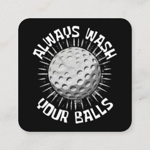 Funny-golf Fyrkantigt Visitkort