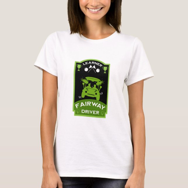 Funny Golf Gift for Beginners T Shirt (Framsida)