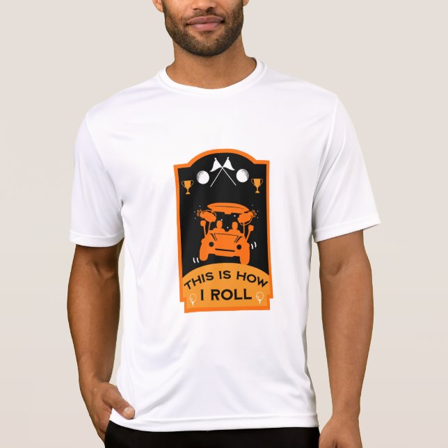 Funny Golf Gift for Beginners T Shirt (Framsida)