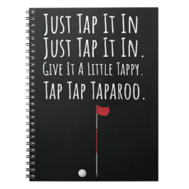 Funny Golf Gifts Golfer Humor Joke Notebook Anteckningsbok