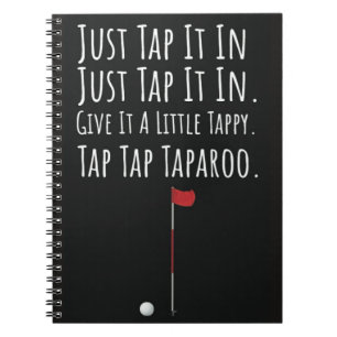 Funny Golf Gifts Golfer Humor Joke Notebook Anteckningsbok