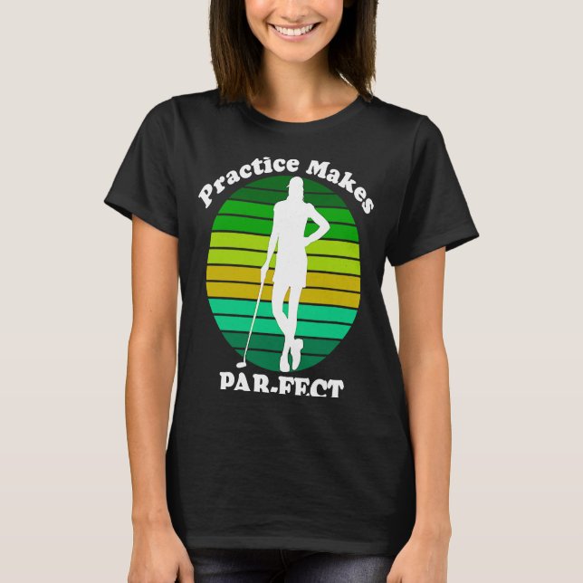 Funny Golf, Golfer, Golf Swing, Golf Lover, Female T Shirt (Framsida)