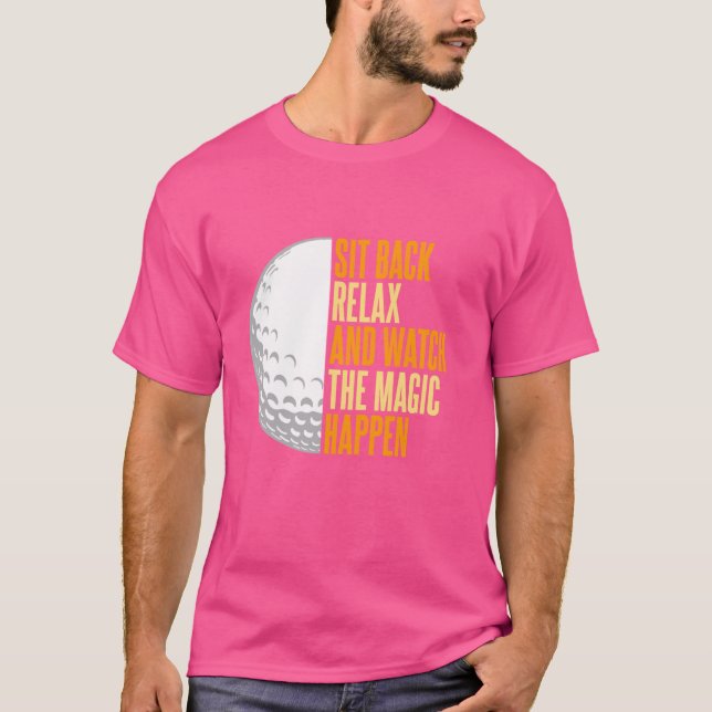 Funny Golf Golfer Humor spelar Golf T Shirt (Framsida)