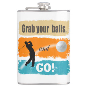 Funny Golf Grab Din Bollar ID466 Fickplunta
