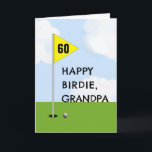 Funny Golf Grandpa Birthday Card Kort<br><div class="desc">Lustigt golffödelsedagskort för golfer. Redigera text om du vill lägga till namn och ålder.</div>
