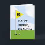Funny Golf Grandpa Birthday Card Kort<br><div class="desc">Lustigt golffödelsedagskort för golfer. Redigera text om du vill lägga till namn och ålder.</div>