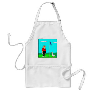 Funny Golf Humor Apron Förkläde