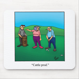 Funny Golf Humor Mouse Pad Musmatta