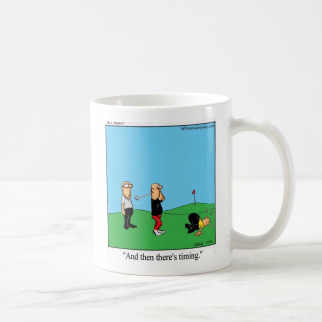 Funny Golf Humor Mugg (Höger)