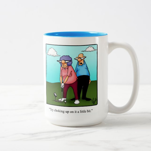 Funny Golf Humor Mugg (Höger)