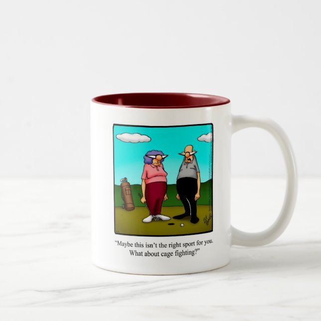 Funny Golf Humor Mugg Gift (Höger)