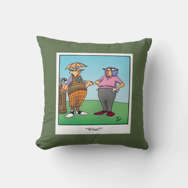 Funny Golf Humor Pillow Gift Kudde (Framsida)