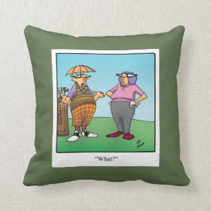 Funny Golf Humor Pillow Gift Kudde