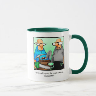 Funny Golf Humor "Rough Spots" Mugg