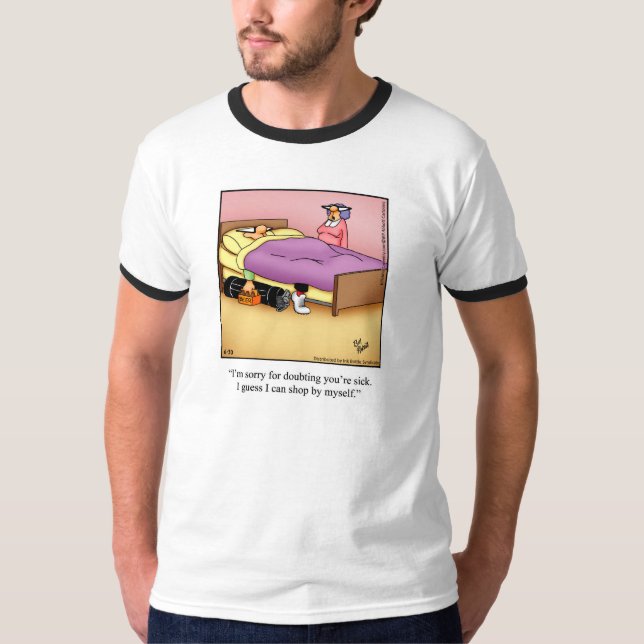 Funny Golf Humor Tee Shirt (Framsida)
