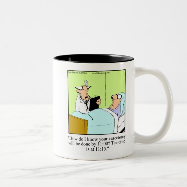 Funny Golf Humor Tee Time Mugg (Höger)