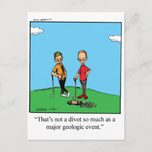 Funny Golf Humor vykort