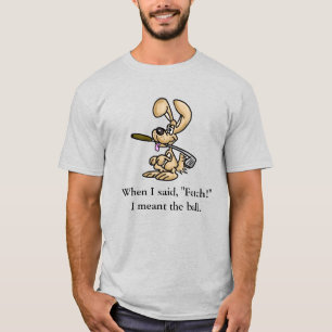 Funny Golf Hund Tshirt T Shirt