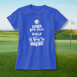 Funny Golf Kärlek Golfing, Golfer T Shirt