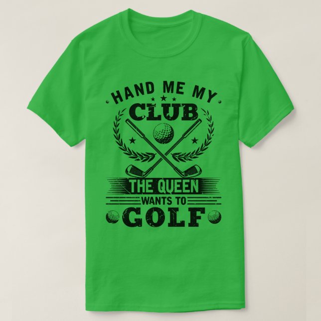 Funny Golf Mamma T Shirt (Design framsida)