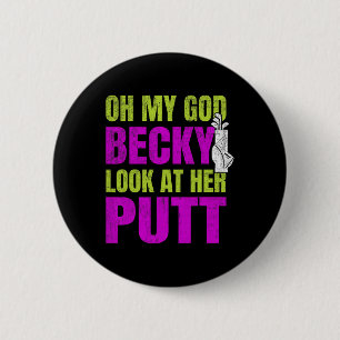 Funny Golf Merch - Oh Herregud Becky Knapp