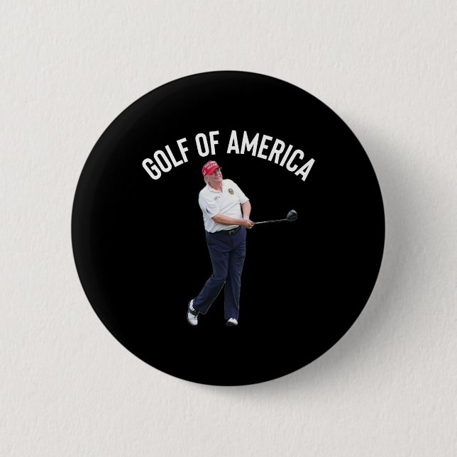 Funny Golf of America Donald Trump Pun Knapp (Framsida)
