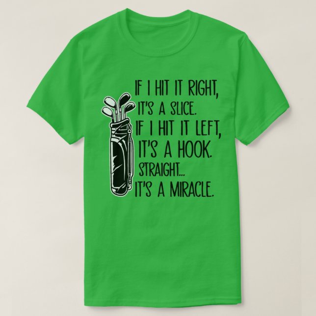 Funny Golf Ord T Shirt (Design framsida)