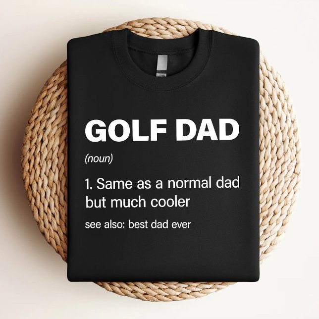 Funny Golf Pappa-definition T Shirt (Skapare uppladdad)