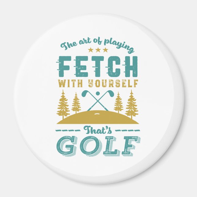 Funny Golf Player-citat Golfers Kärlek Golfing Spo Magnet (Framsidan)