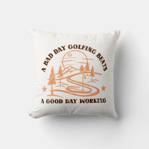 Funny Golf Quote Golfing Älskare Kudde