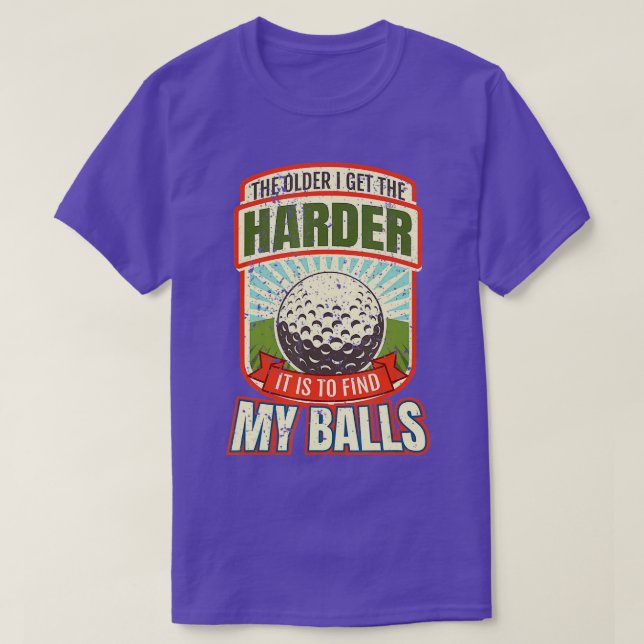 Funny Golf s För manar Funny Golfer T Shirt (Design framsida)
