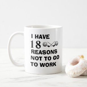 Funny Golf Slay för en Golfer Kaffemugg
