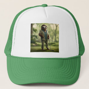 Funny Golf Sloth Keps
