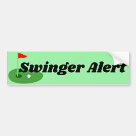 Funny Golf Swinger Sticker-bil Bildekal