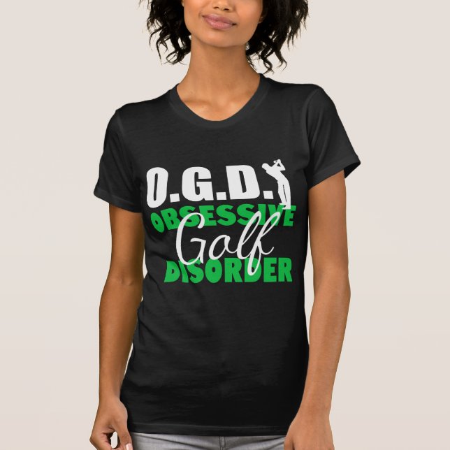 Funny Golf Tee Shirt (Framsida)