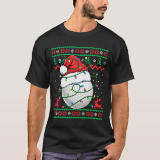 Funny Golf Ugly Christmas Sweater Womens Mens Golf T Shirt