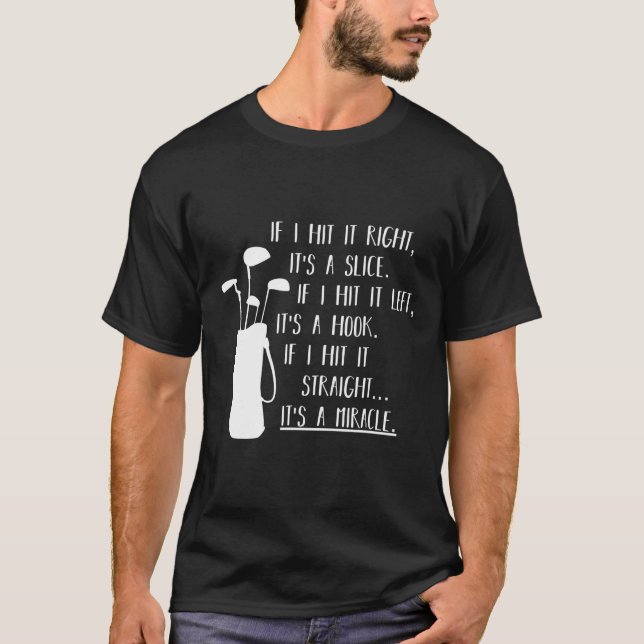 Funny Golfapparatur och funny Golfkläder Uni-adul T Shirt (Framsida)