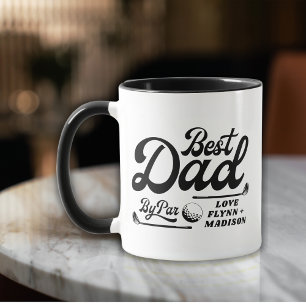 Funny Golfer Best Pappa efter Par FARS DAG Mugg